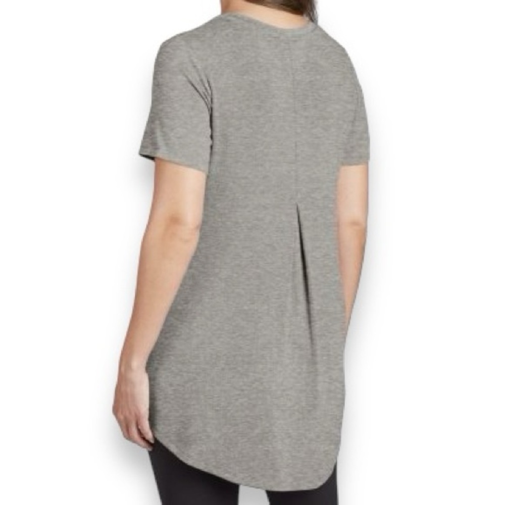 Members Mark Favorite Everyday Tee Gray S/S V-neck Shirt Top Size XXL NWOT - Picture 3 of 5
